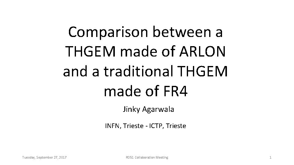 Comparison between a THGEM made of ARLON and a traditional THGEM made of FR
