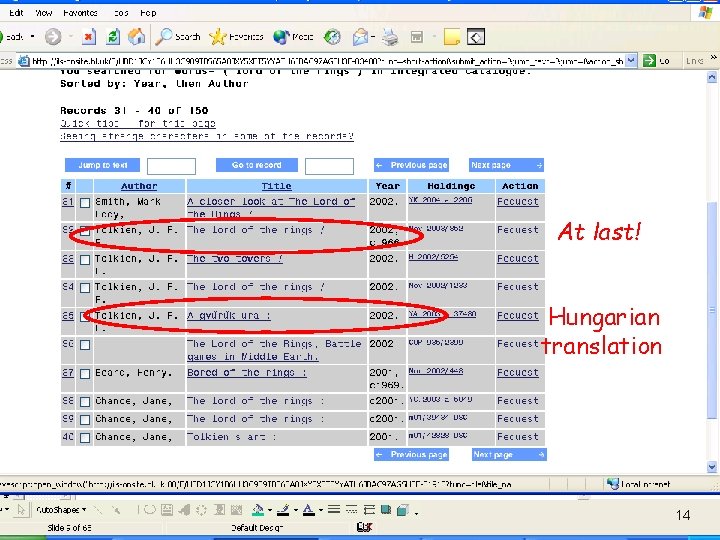 At last! Hungarian translation 14 