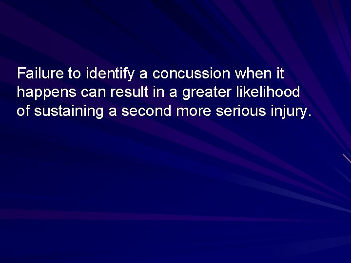 Management of Concussion in the Community College Athlete