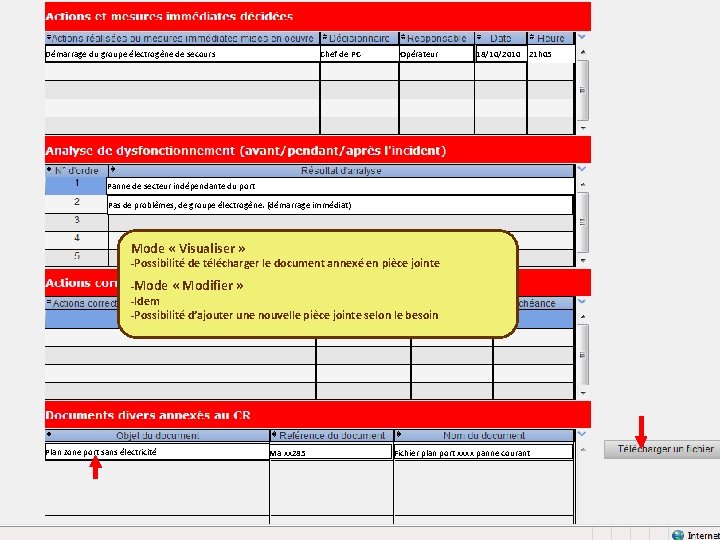 Sûreté Portuaire Démarrage du groupe électrogène de secours Chef de PC Opérateur 18/10/2010 21