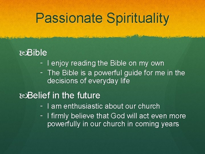 Passionate Spirituality Bible ‑ I enjoy reading the Bible on my own ‑ The