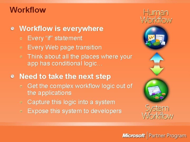 Workflow is everywhere Every “if” statement Every Web page transition Think about all the