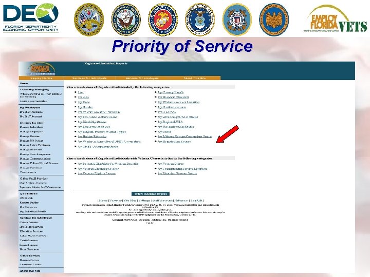 Priority of Service 