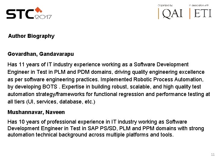 Author Biography Govardhan, Gandavarapu Has 11 years of IT industry experience working as a