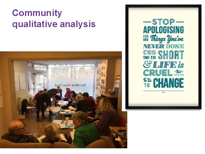 Community qualitative analysis 