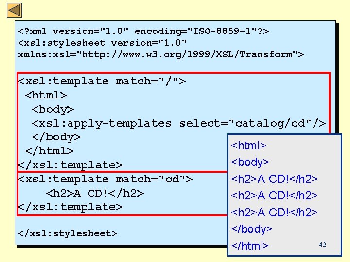 <? xml version="1. 0" encoding="ISO-8859 -1"? > <xsl: stylesheet version="1. 0" xmlns: xsl="http: //www.