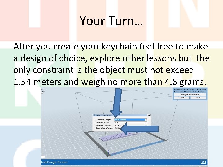 Your Turn… After you create your keychain feel free to make a design of