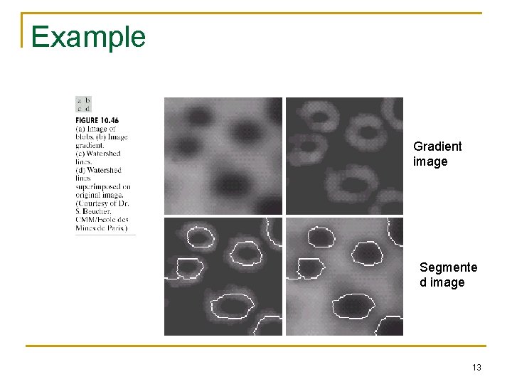 Example Gradient image Segmente d image 13 