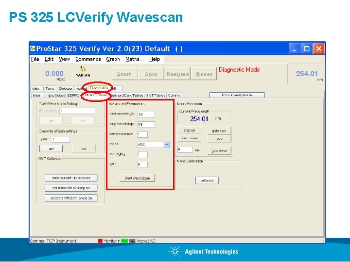 PS 325 LCVerify Wavescan 