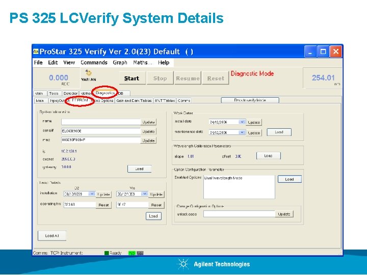 PS 325 LCVerify System Details 