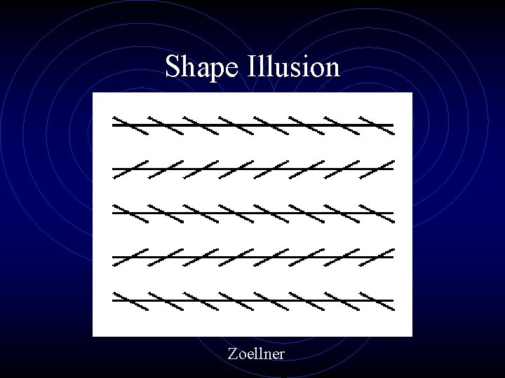 Shape Illusion Zoellner 