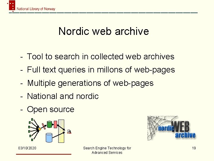 Nordic web archive - Tool to search in collected web archives - Full text