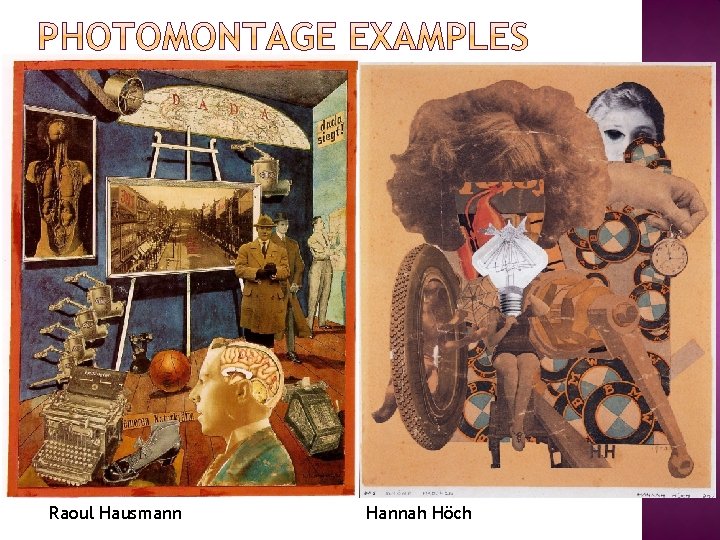 Raoul Hausmann Hannah Höch 