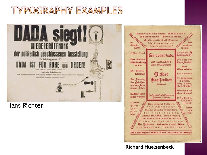 Hans Richter Richard Huelsenbeck 