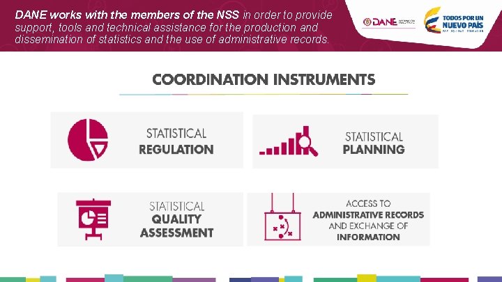 DANE works with the members of the NSS in order to provide support, tools