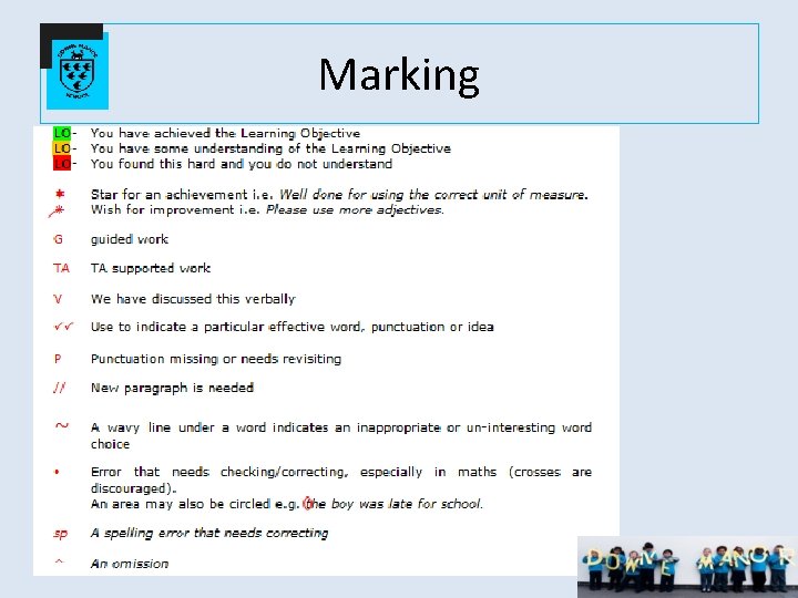 Marking Marking