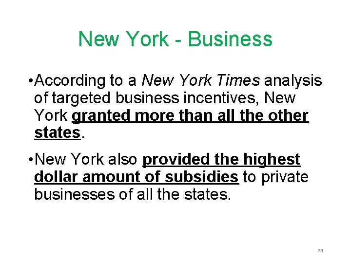 New York - Business • According to a New York Times analysis of targeted New York - Business • According to a New York Times analysis of targeted