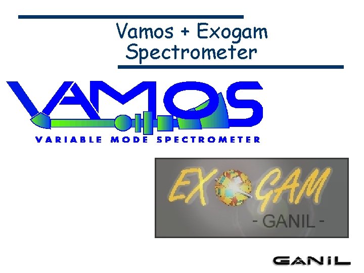 Vamos + Exogam Spectrometer 