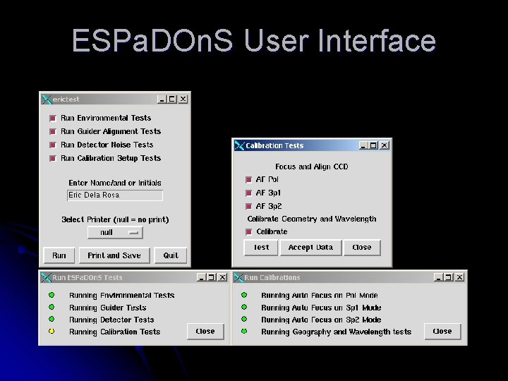 ESPa. DOn. S User Interface 