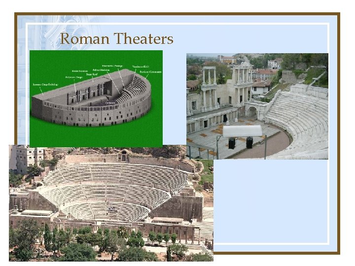 Roman Theaters 