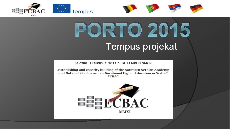 PORTO 2015 Tempus projekat 