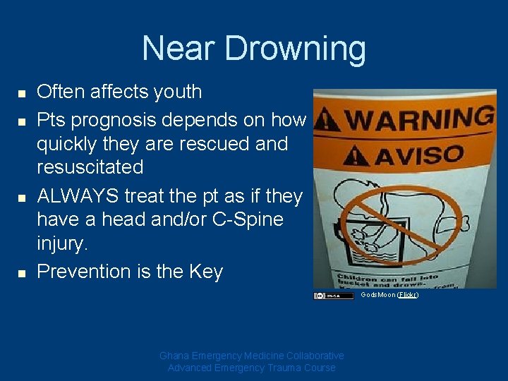 Near Drowning n n Often affects youth Pts prognosis depends on how quickly they Near Drowning n n Often affects youth Pts prognosis depends on how quickly they
