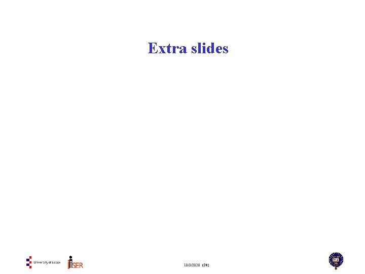 Extra slides 10/3/2020 (20) 