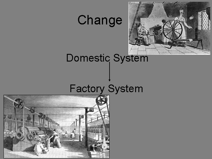 Change Domestic System Factory System Change Domestic System Factory System