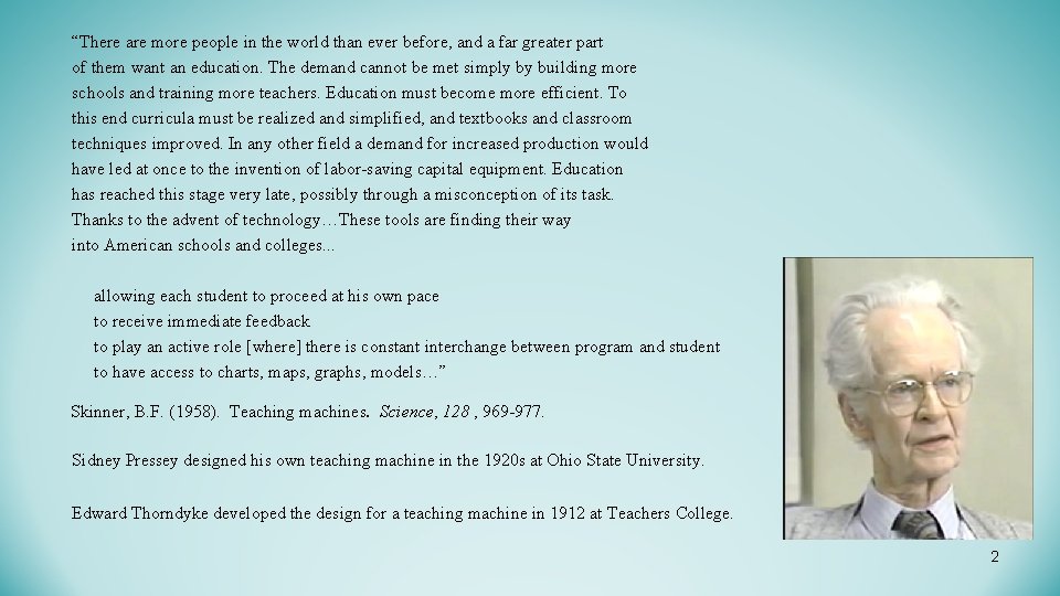 “There are more people in the world than ever before, and a far “There are more people in the world than ever before, and a far