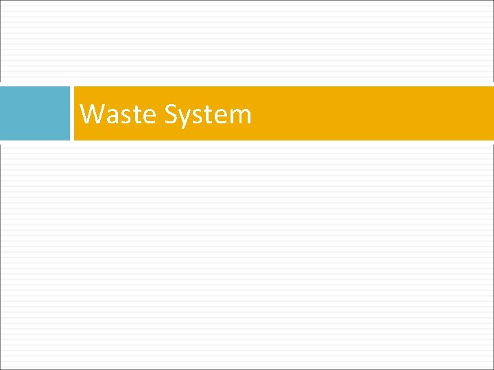 Waste System 