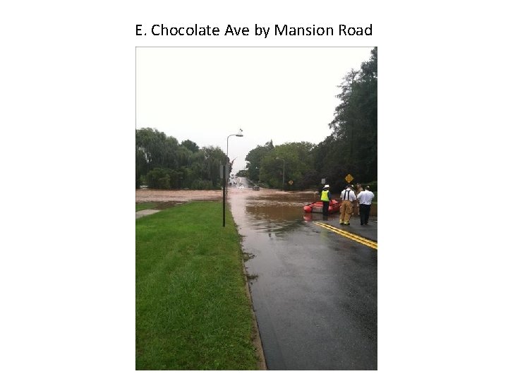 E. Chocolate Ave by Mansion Road 