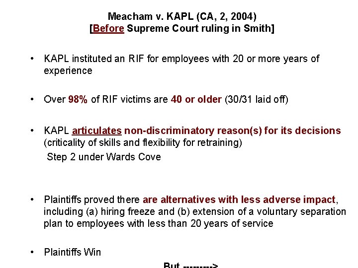 Meacham v. KAPL (CA, 2, 2004) [Before Supreme Court ruling in Smith] • KAPL