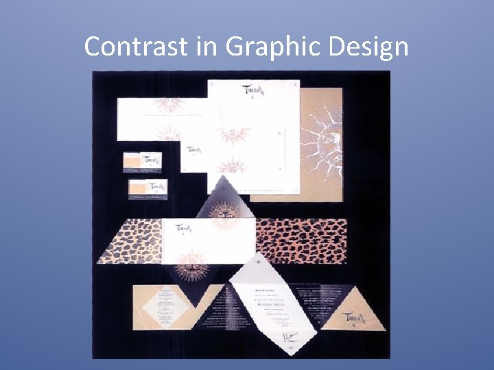 Contrast in Graphic Design 