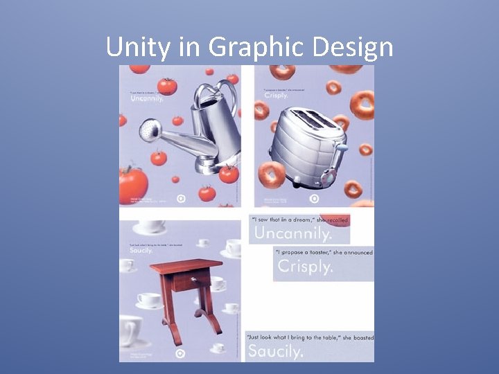 Unity in Graphic Design 