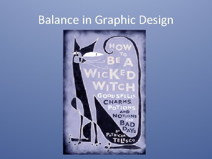 Balance in Graphic Design 
