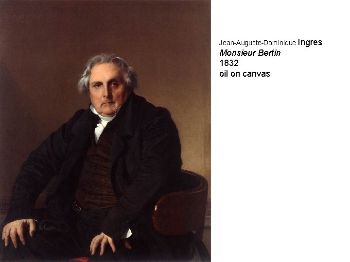 Jean-Auguste-Dominique Ingres Monsieur Bertin 1832 oil on canvas 