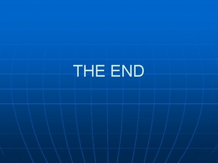 THE END 