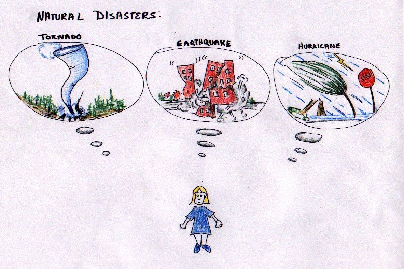 Natural Disasters (Examples) Forest fires Hurricanes Floods Tornadoes Winter storms Earthquakes Natural Disasters (Examples) Forest fires Hurricanes Floods Tornadoes Winter storms Earthquakes