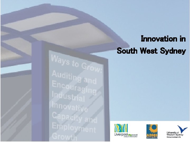 Innovation in South West Sydney 