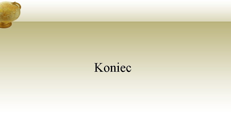 Koniec Koniec