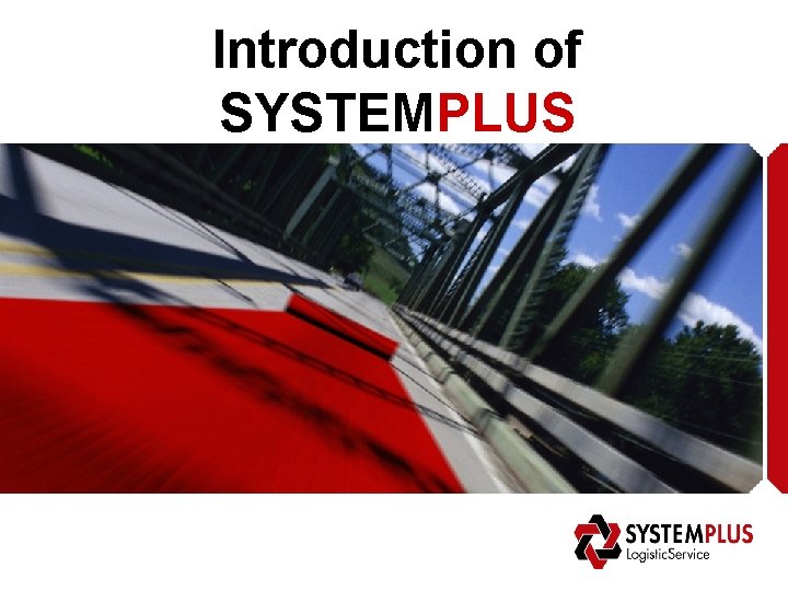 Introduction of SYSTEMPLUS Allow System Plus Things to