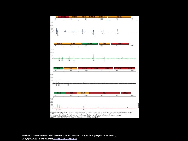 Forensic Science International: Genetics 2014 1269 -76 DOI: (10. 1016/j. fsigen. 2014. 013) Copyright