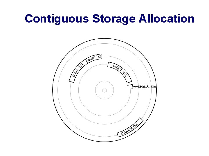 Contiguous Storage Allocation 