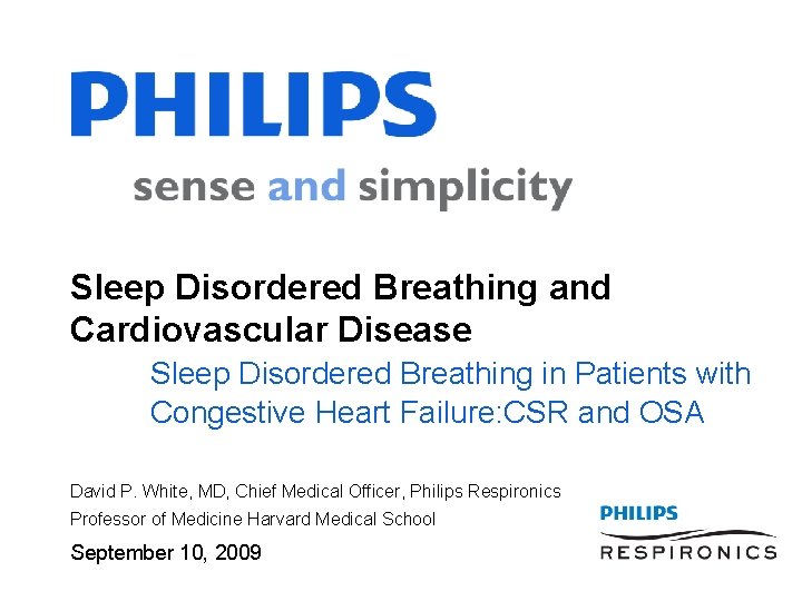 Sleep Disordered Breathing and Cardiovascular Disease Sleep Disordered Breathing in Patients with Congestive Heart
