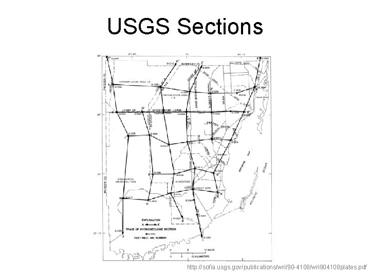 USGS Sections http: //sofia. usgs. gov/publications/wri/90 -4108/wri 904108 plates. pdf 