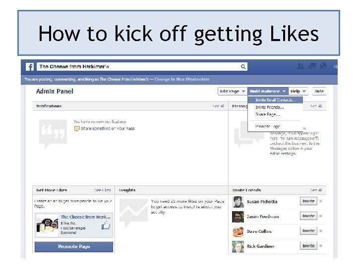 How to kick off getting Likes How to kick off getting Likes