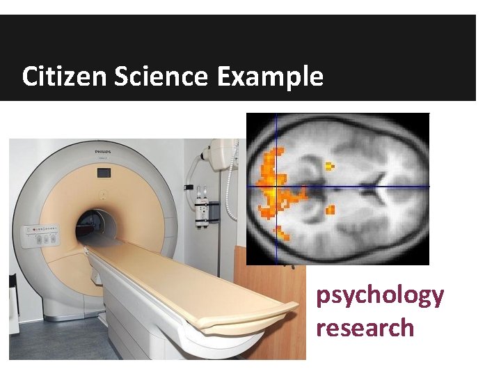 Citizen Science Example psychology research 