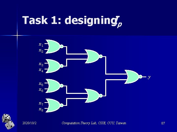 Task 1: designing. Ip x 1 x 2 x 3 x 4 y x