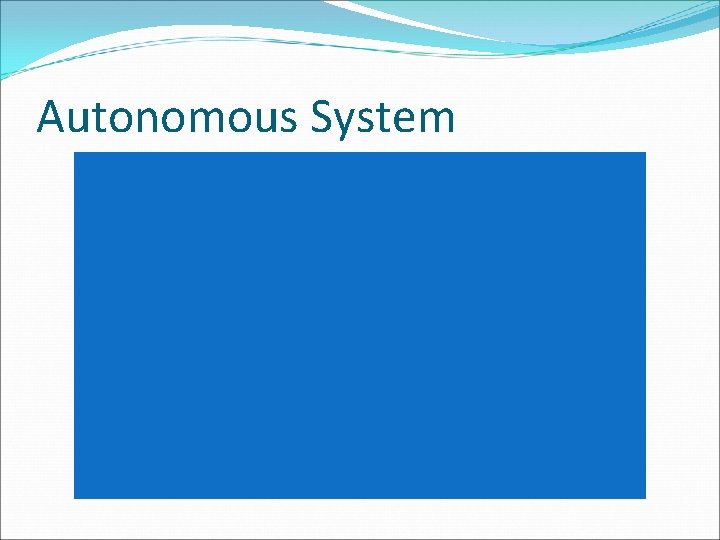 Autonomous System 