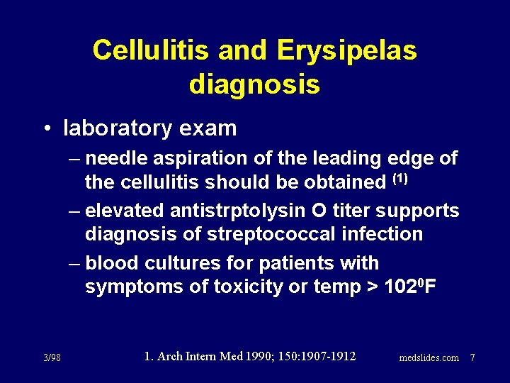 Skin and SoftTissue Infections Superficial lesions vs Deadly